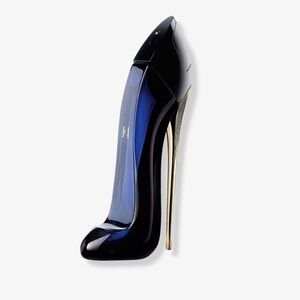 Carolina Herrera Good Girl Stiletto Bottle in Navy Blue with Gold Heel